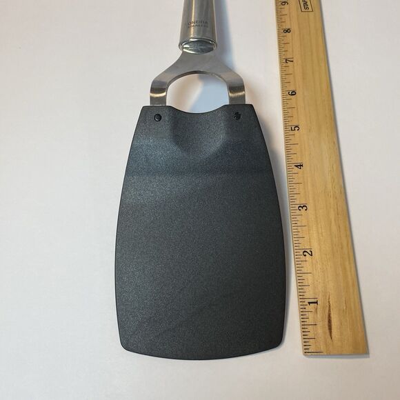 Oneida Flexible Nylon Solid Spatula Turner Flipper Stainless Rounded Handle 12” - Picture 5 of 6